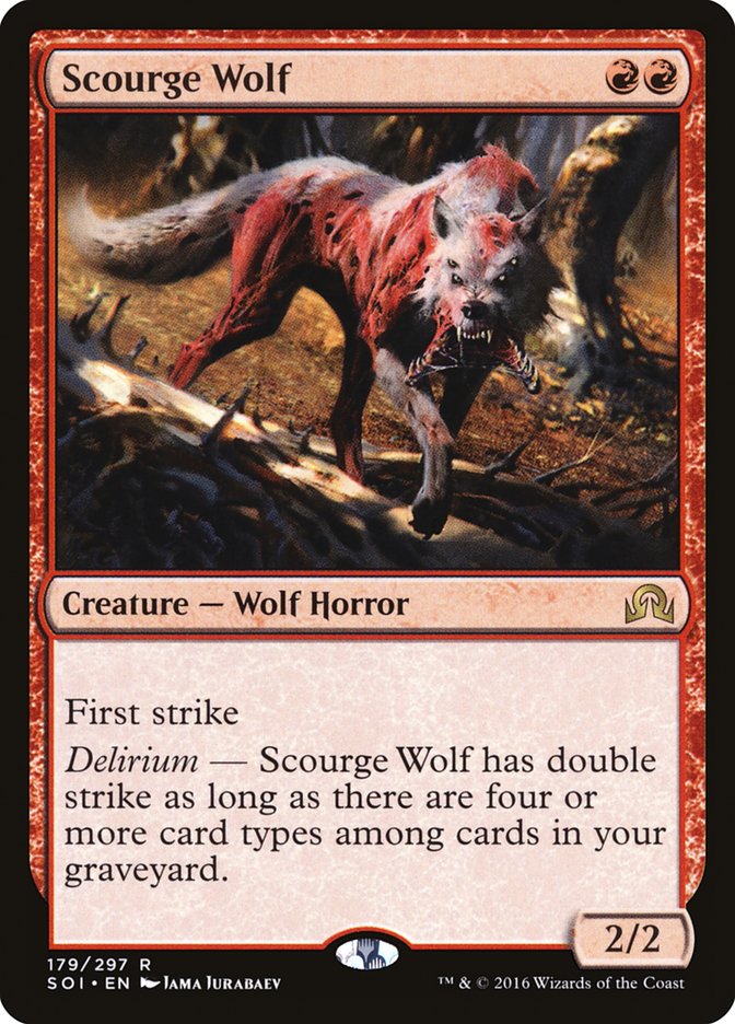 wolf card mtg Magic The Gathering - Dire Wolves draw a card Bounding Wolf 170/277 Common Innistrad
