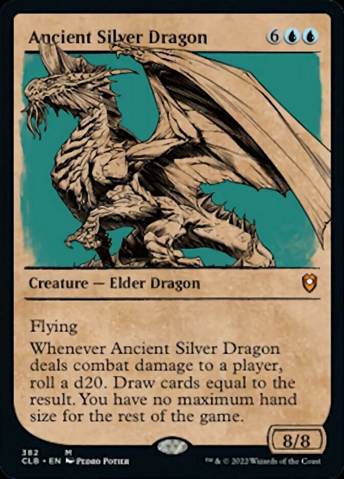 Ancient Silver Dragon (Showcase) [Commander Legends: Battle for Baldur