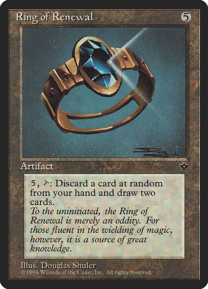 mtg ring cards Ring of Renewal [Fallen Empires]