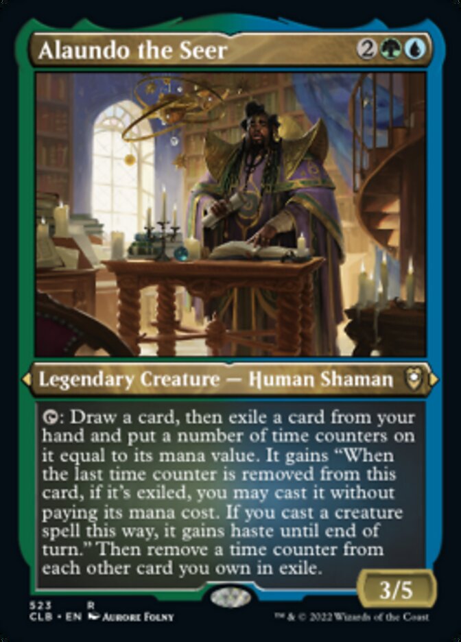 Alaundo the Seer (Foil Etched) [Commander Legends: Battle for Baldur's