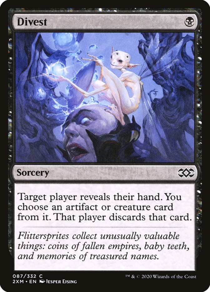 mtg end turn cards Divest [Double Masters]