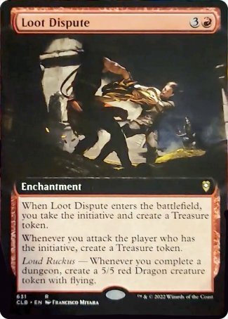 Loot Dispute (Extended Art) [Commander Legends: Battle for Baldur's Ga