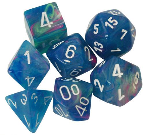 Festive® Polyhedral Waterlily™/white 7-Die set