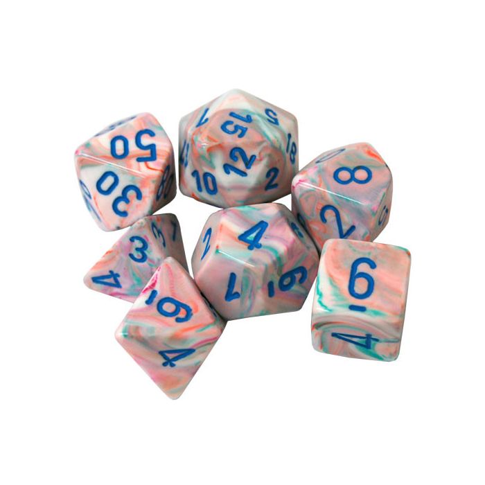 Festive® Polyhedral Pop Art™/blue 7-Die set