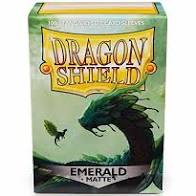 Dragon Shields: (100) Matte Emerald